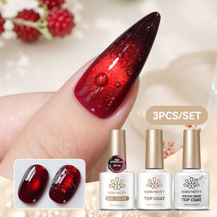 Water Drop Top Coat & Cat Magnetic Gel