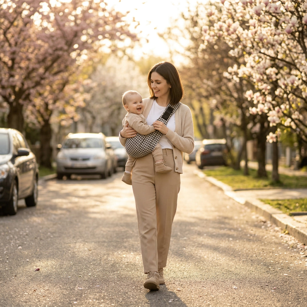 Hands-Free Hip Sling Baby Carrier