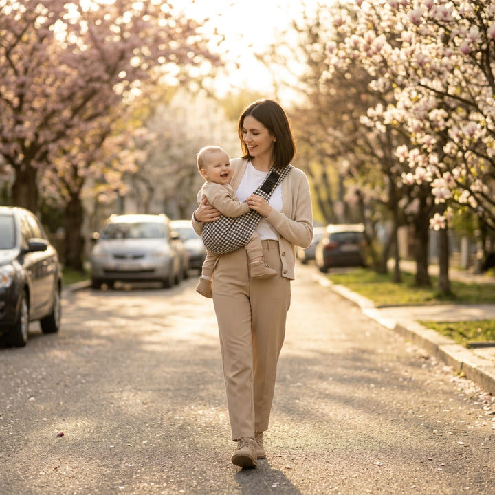 Hands-Free Hip Sling Baby Carrier