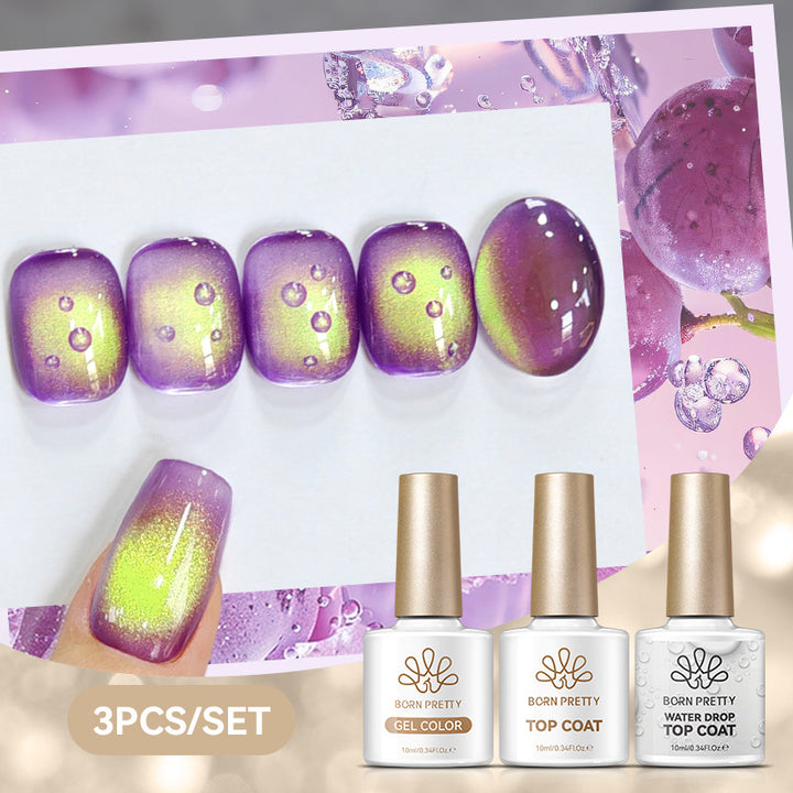 Water Drop Top Coat & Cat Magnetic Gel