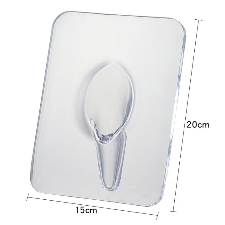 Blue Clear Acrylic Photo Frame Flower Vase
