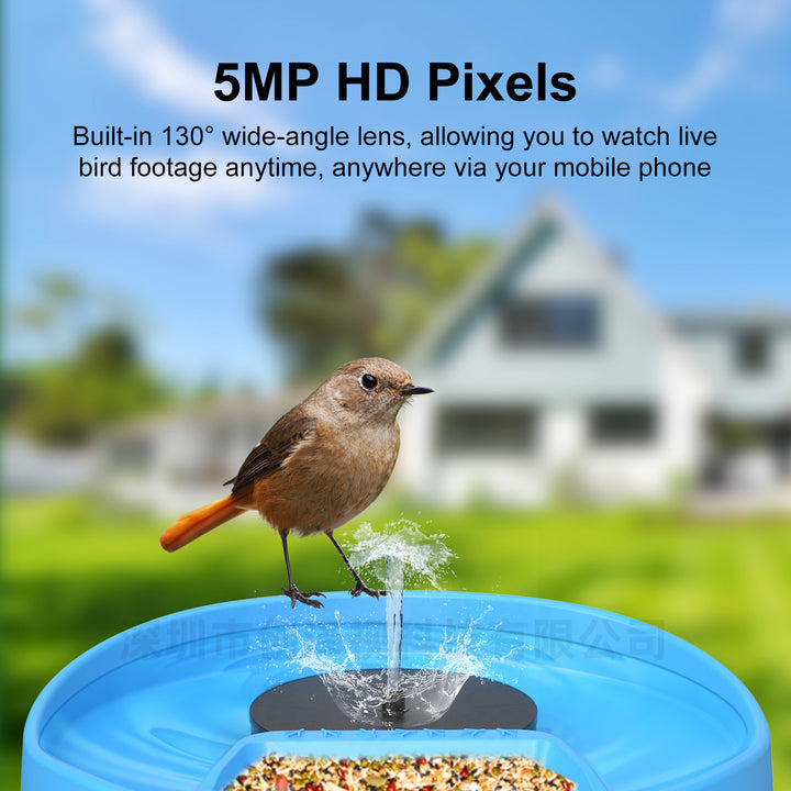 Smart Pet Bird Feeder with Camera