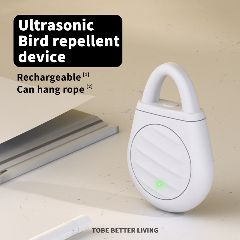 Portable Ultrasonic Bird Repellent Keychain