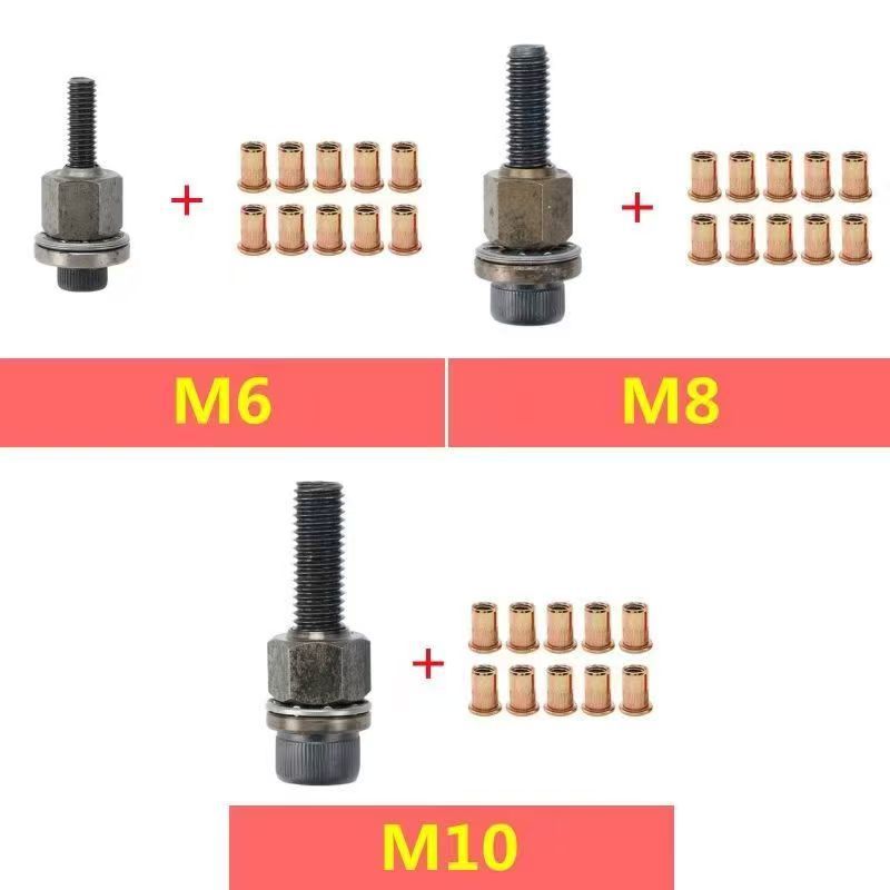 M3-M12 Rivet Nut Tool Kit, Easy Handheld Fastener Tool