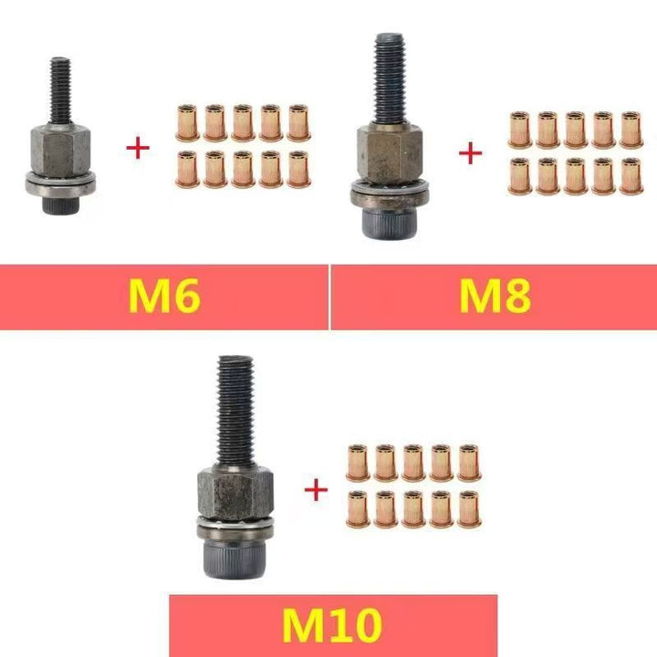 M3-M12 Rivet Nut Tool Kit, Easy Handheld Fastener Tool