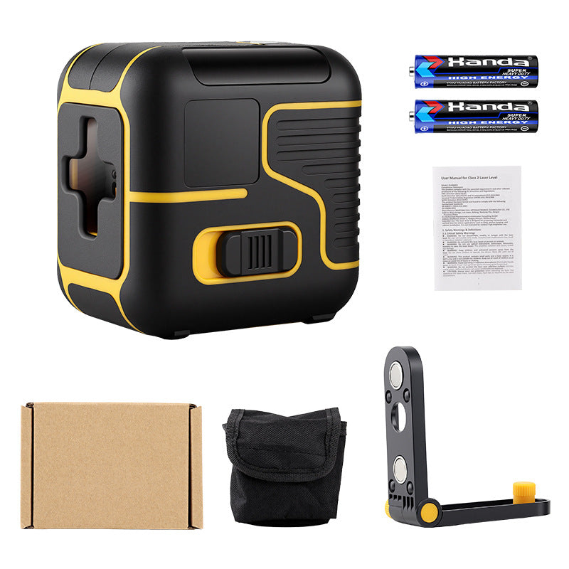 Compact Dual-Line Green Laser Level with Auto Leveling