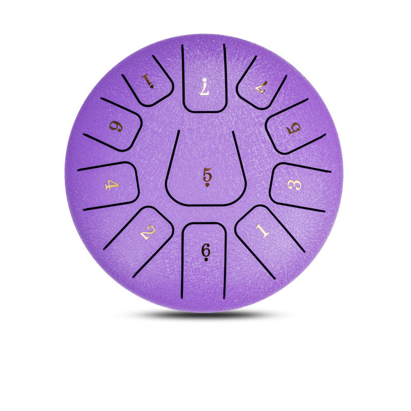 6-Inch 11-Note Steel Tongue Drum Musical Instrument