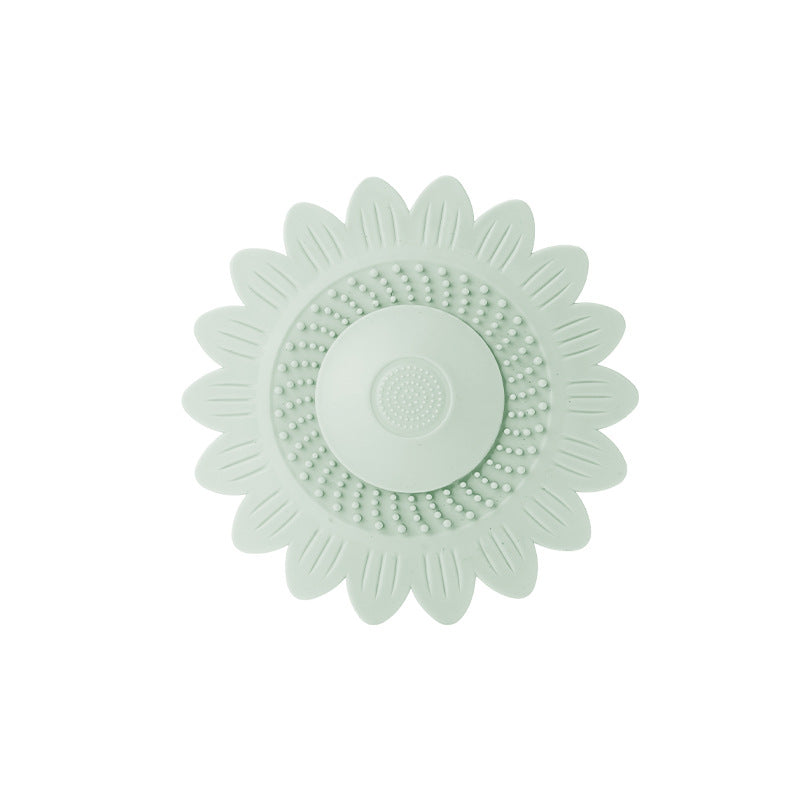 Sunflower Silicone Drain Cover, Hair Catcher & Odor Blocker