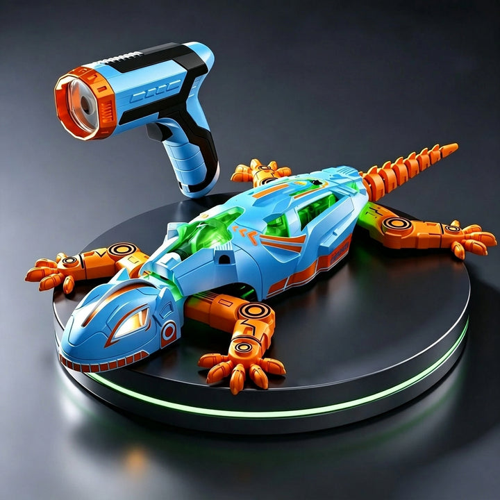 Remote Control Wall-Climbing Gecko Toy with LED Lights