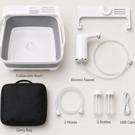 Portable camping sink