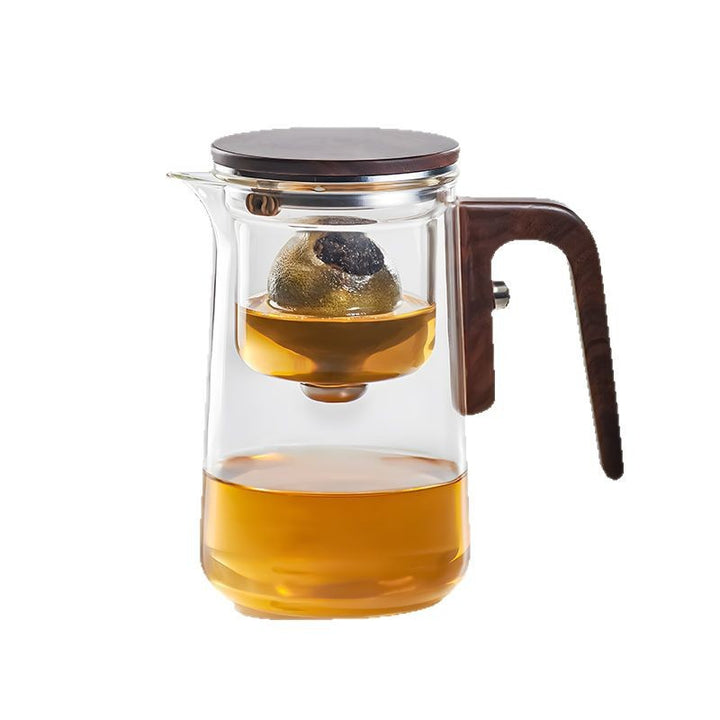 Teapot  Glass with Tea Water Separation Cup