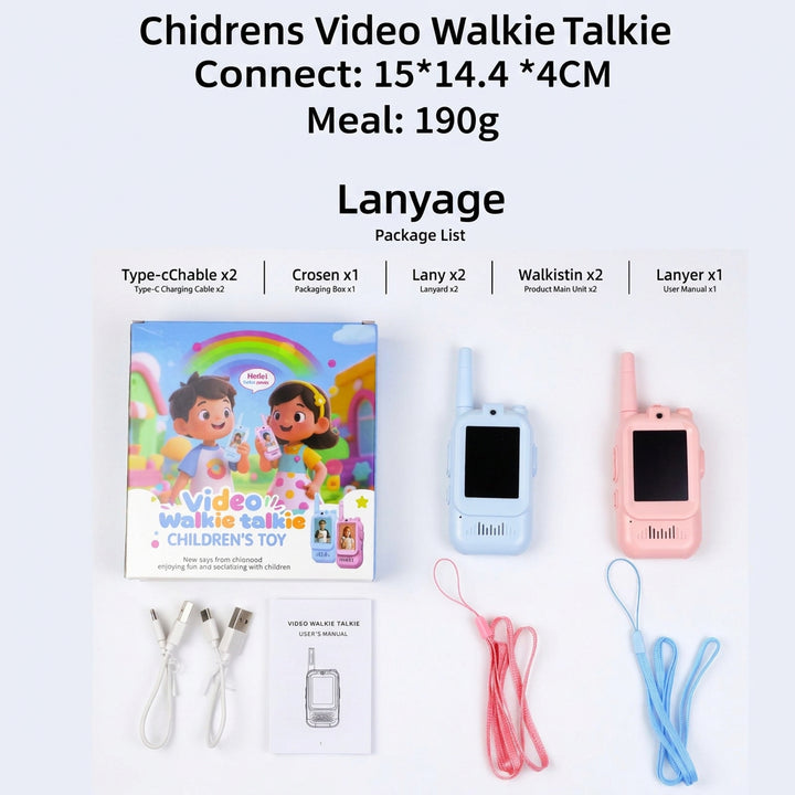Video Walkie Talkies Toy for Kids