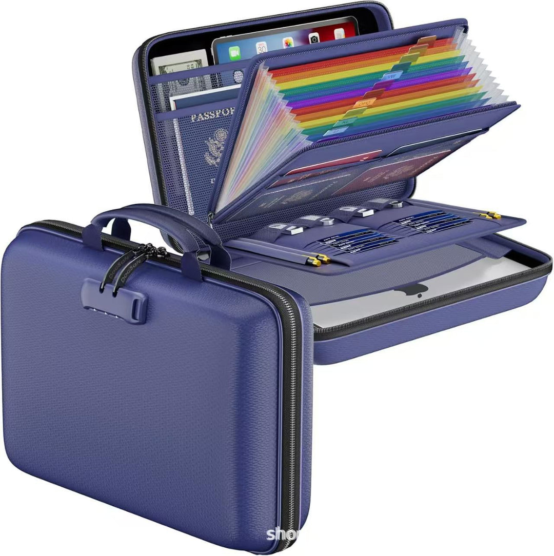 Waterproof Fireproof Accordion Document Storage Bag