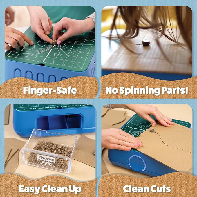 kid-safe cardboard Chomp saw