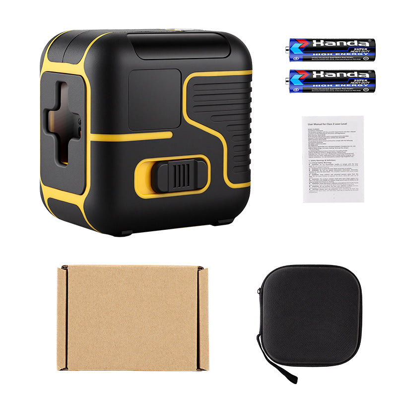 Compact Dual-Line Green Laser Level with Auto Leveling
