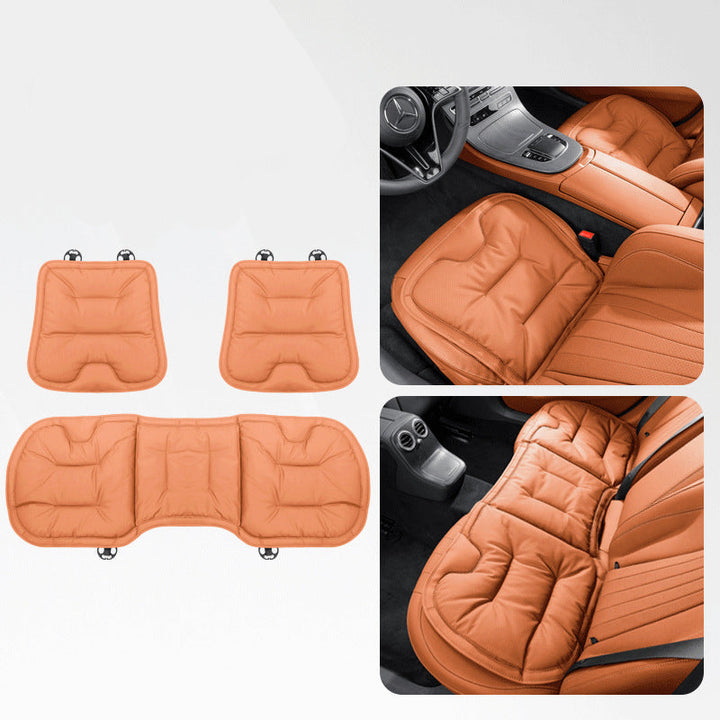 Skin-Friendly & Dirt-Repellent Leather Seat Cushions