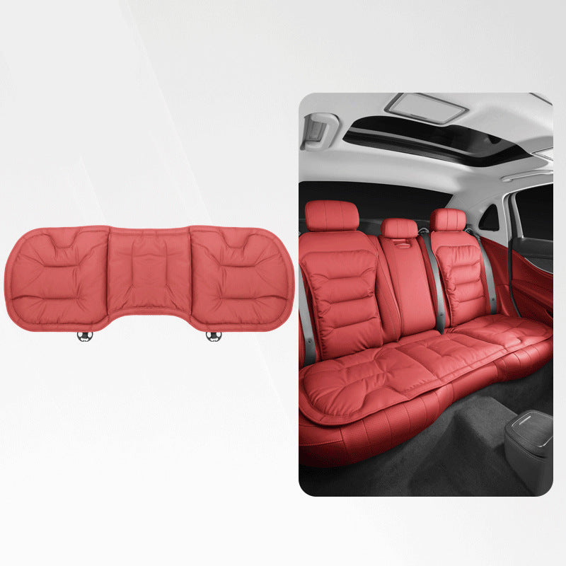Skin-Friendly & Dirt-Repellent Leather Seat Cushions