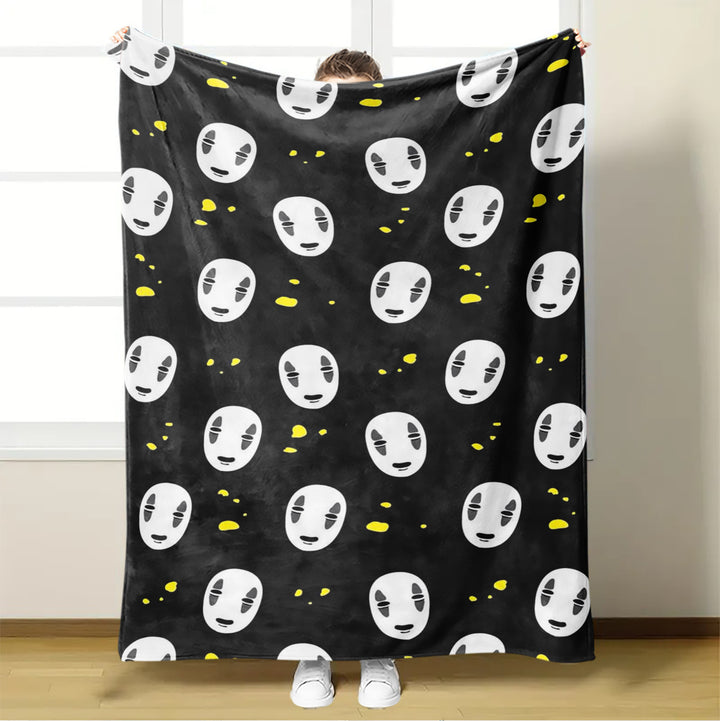 Anime Pattern Flannel Blanket