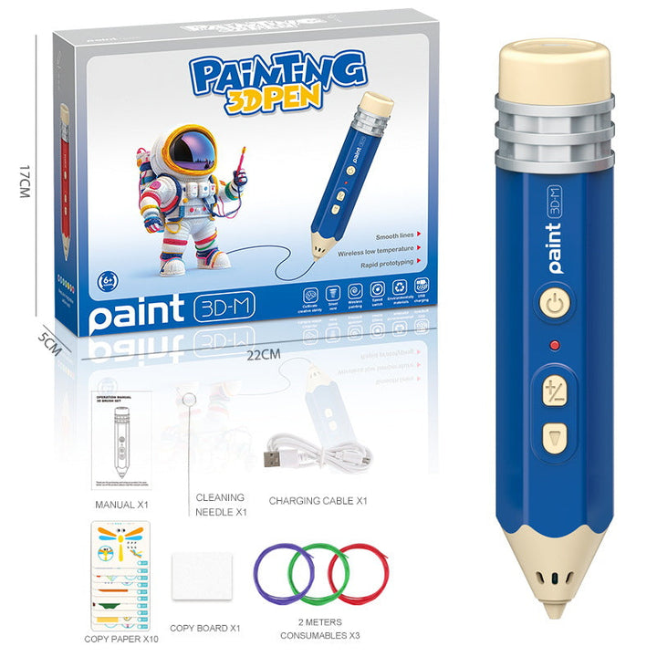 Kids Rechargeable 3D Printing Pen Kit