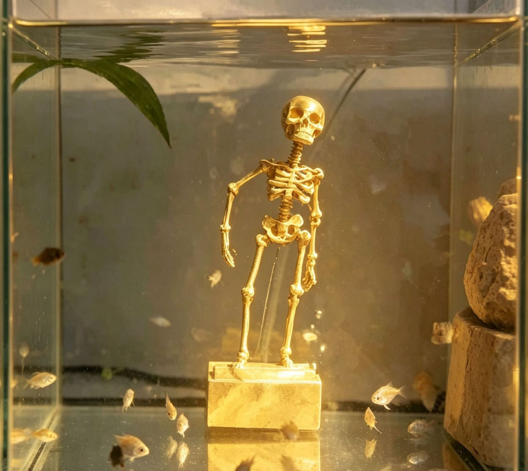 Dancing Skeleton Aquarium Bubbler