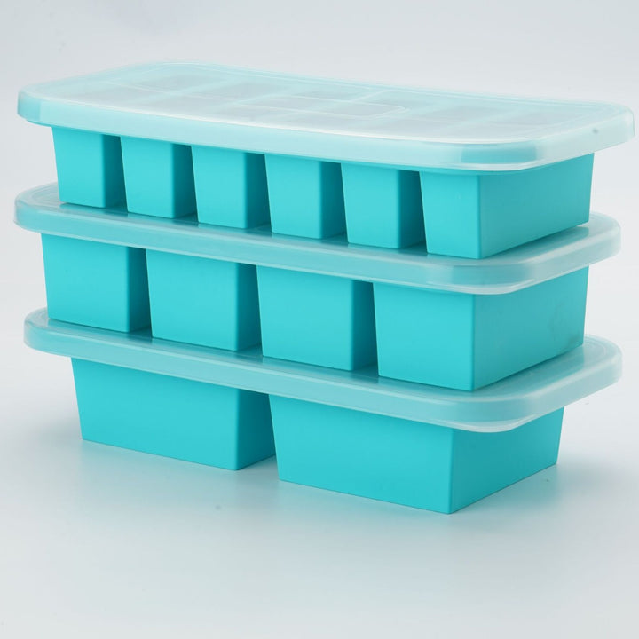 Silicone Ice Cube Tray with Lid, Food Storage Box
