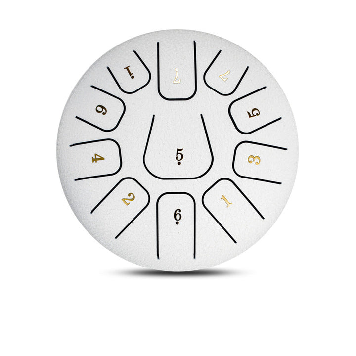 6-Inch 11-Note Steel Tongue Drum Musical Instrument