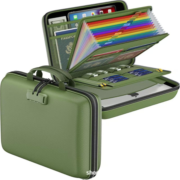 Waterproof Fireproof Accordion Document Storage Bag