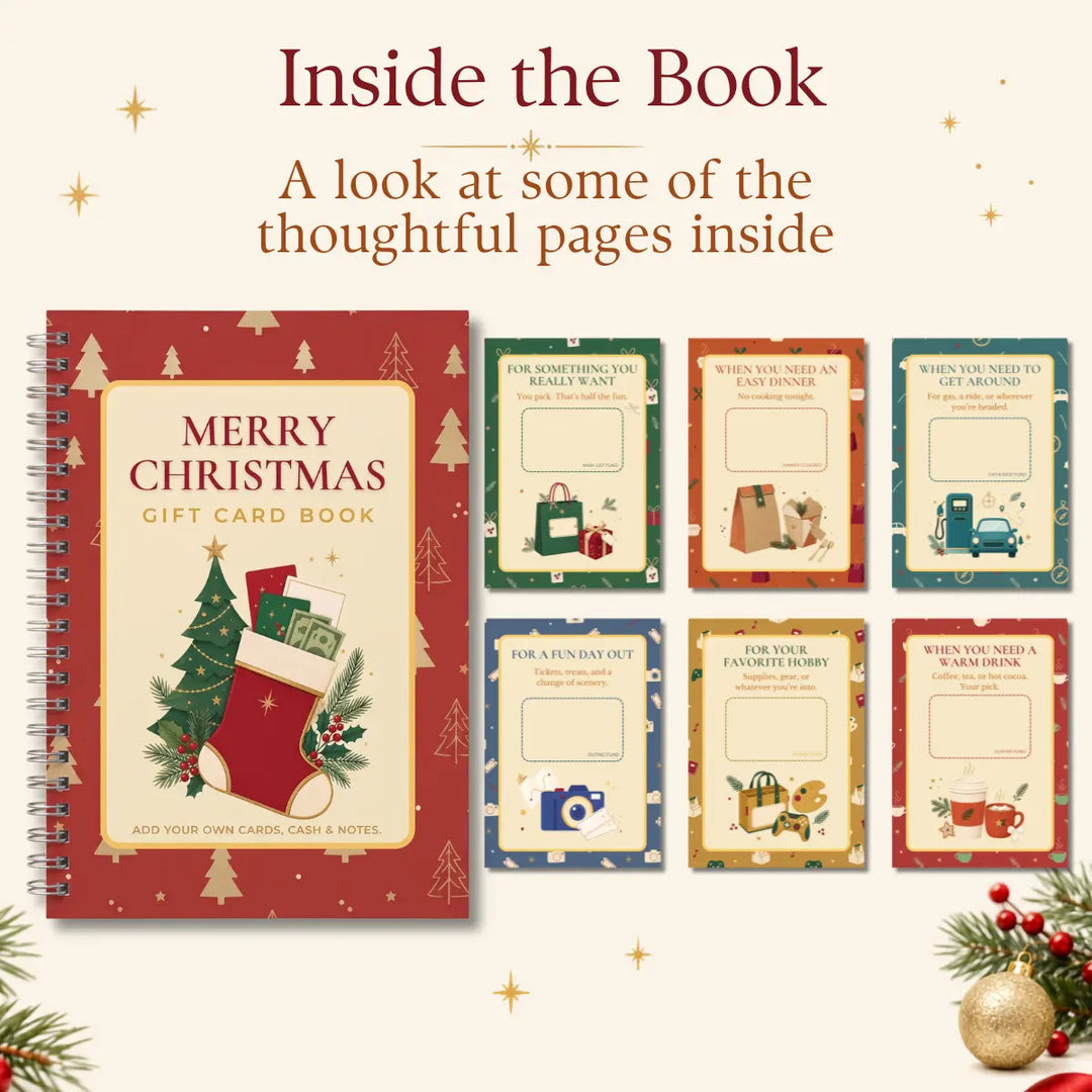 Christmas Gift Card Book