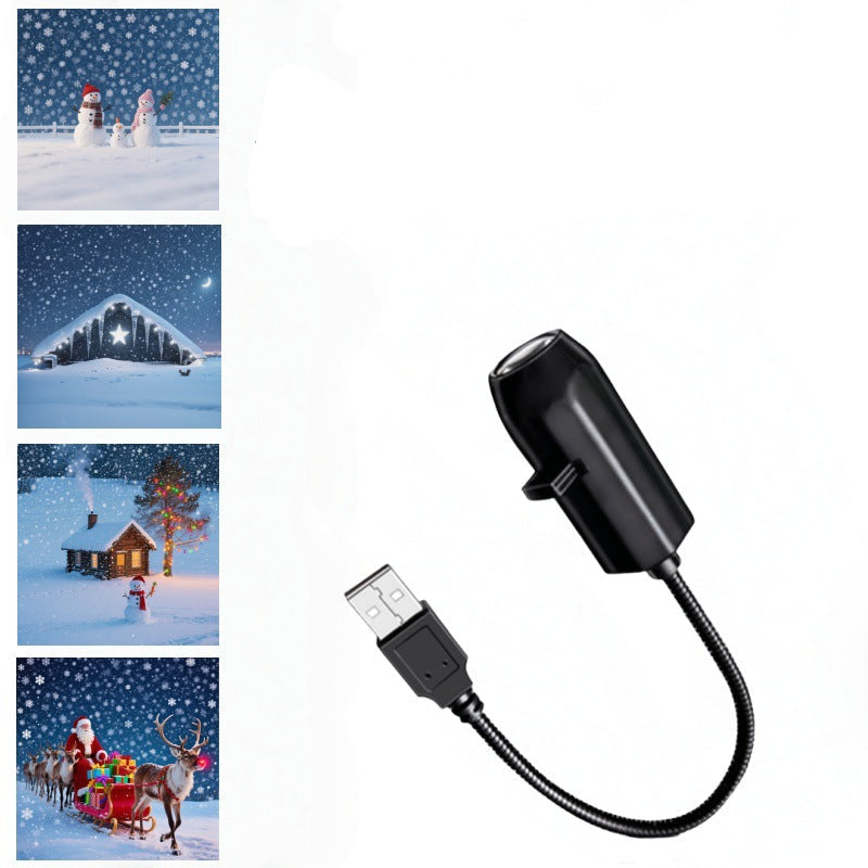 Plug-&-Play HD Christmas Projector