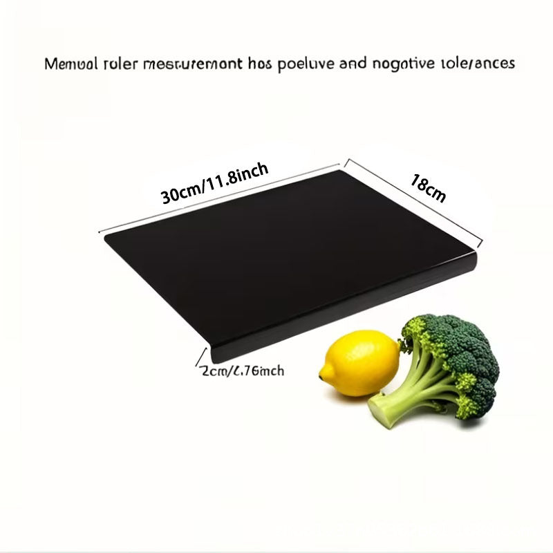 Clear Kitchen Cutting Board with Non-Slip Lip