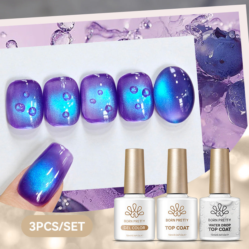 Water Drop Top Coat & Cat Magnetic Gel