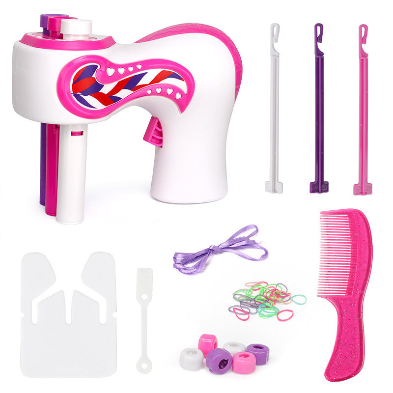 Electric Hair Braider Kit, Automatic Rotating Hair Twisting Machine for Kids DIY Styling Toy