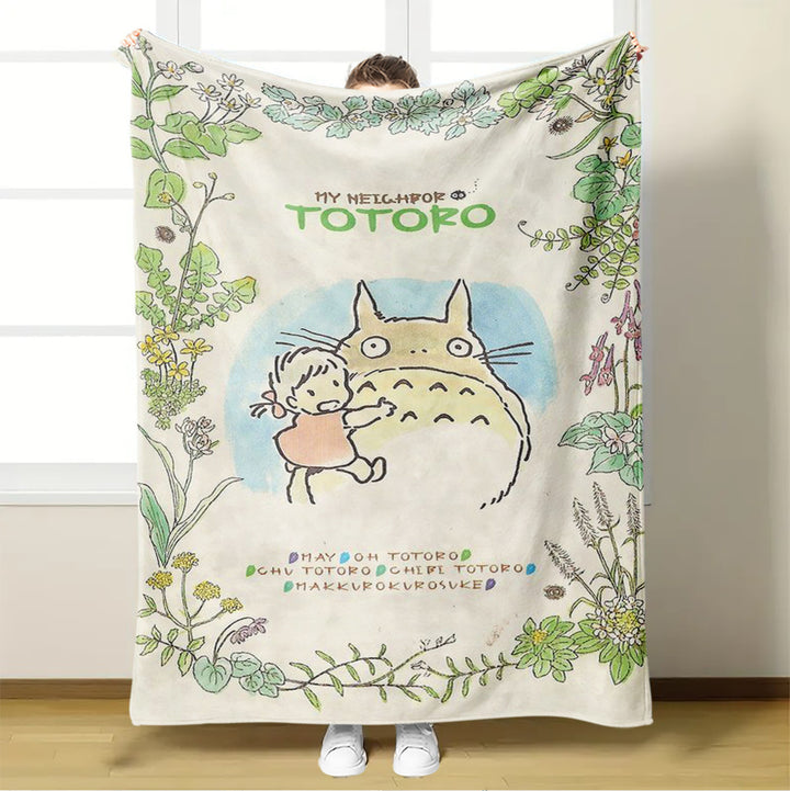 Anime Pattern Flannel Blanket