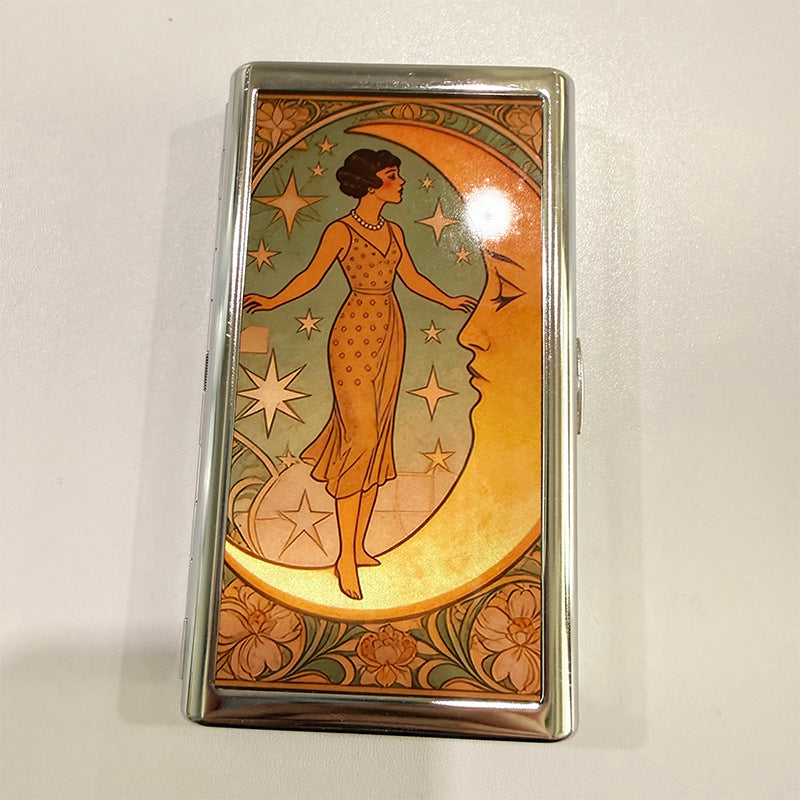 Moonlit Kiss Tin Cardholder Wallet
