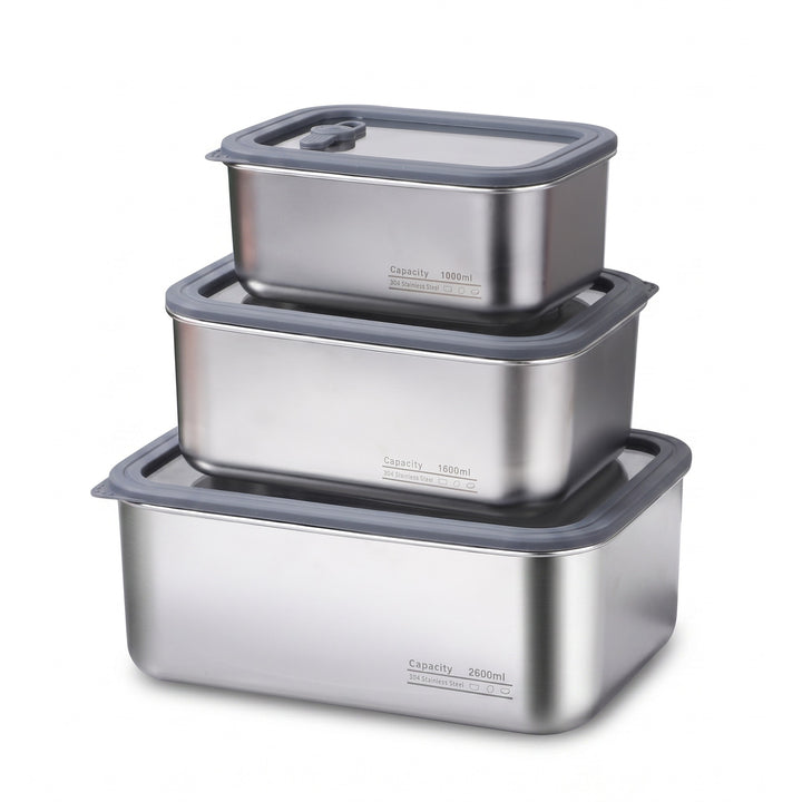 Stainless Steel Food Storage Containers