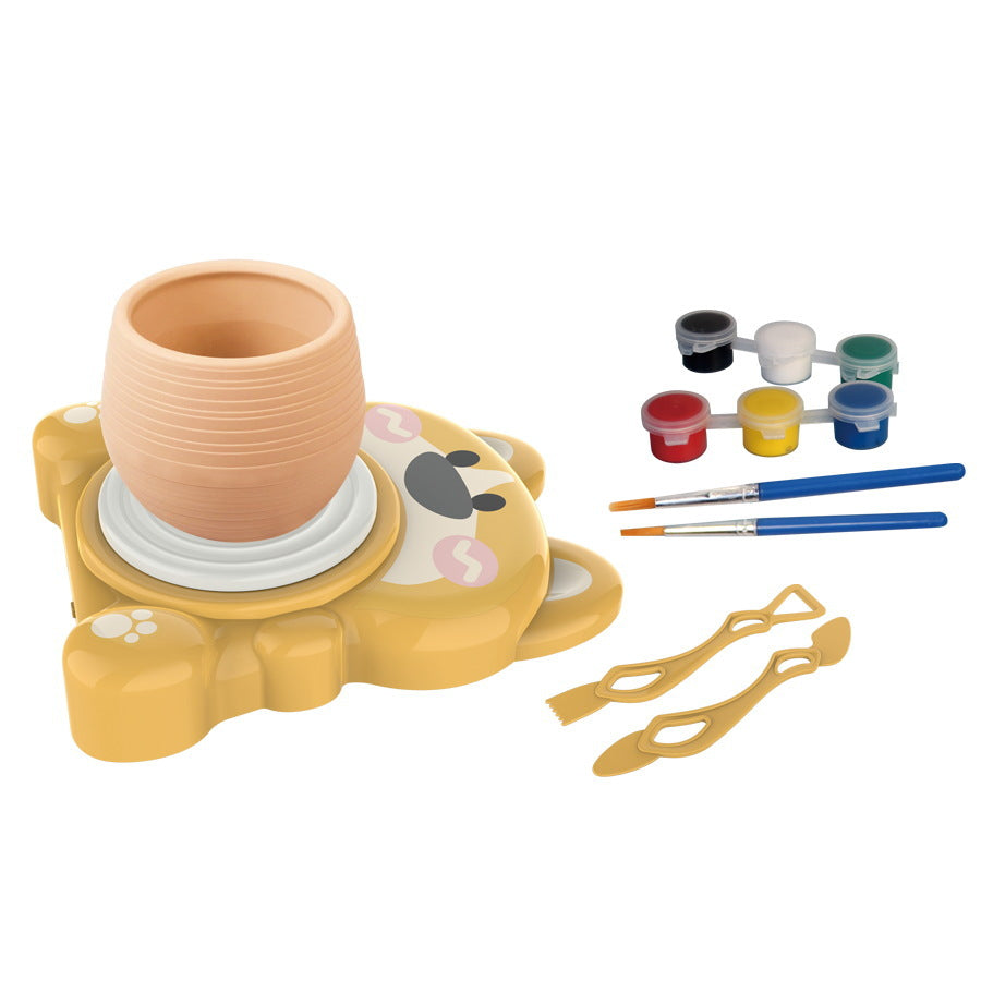 Kids' Electric Pottery Wheel DIY Clay Modeling Kit