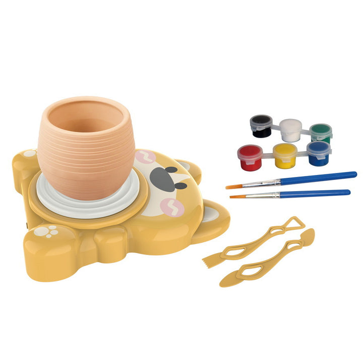 Kids' Electric Pottery Wheel DIY Clay Modeling Kit