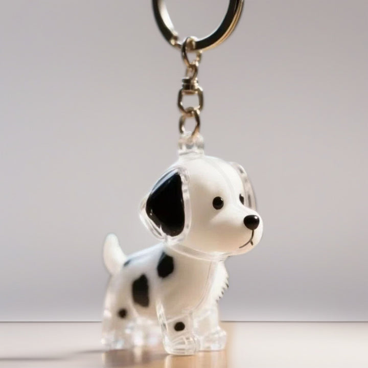 Memorial Fur Pendant in Dog Shape