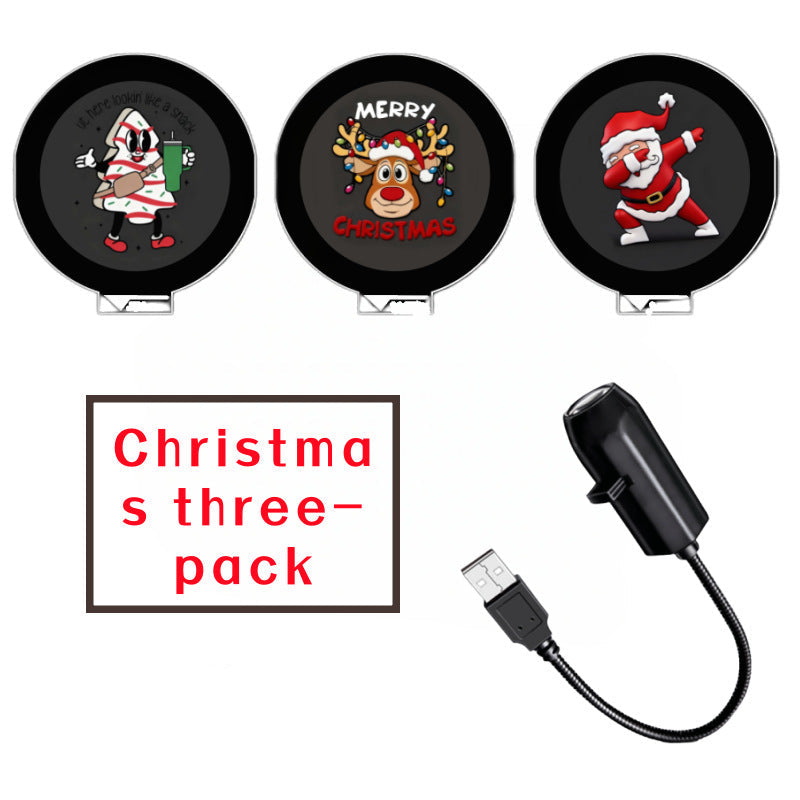 Plug-&-Play HD Christmas Projector