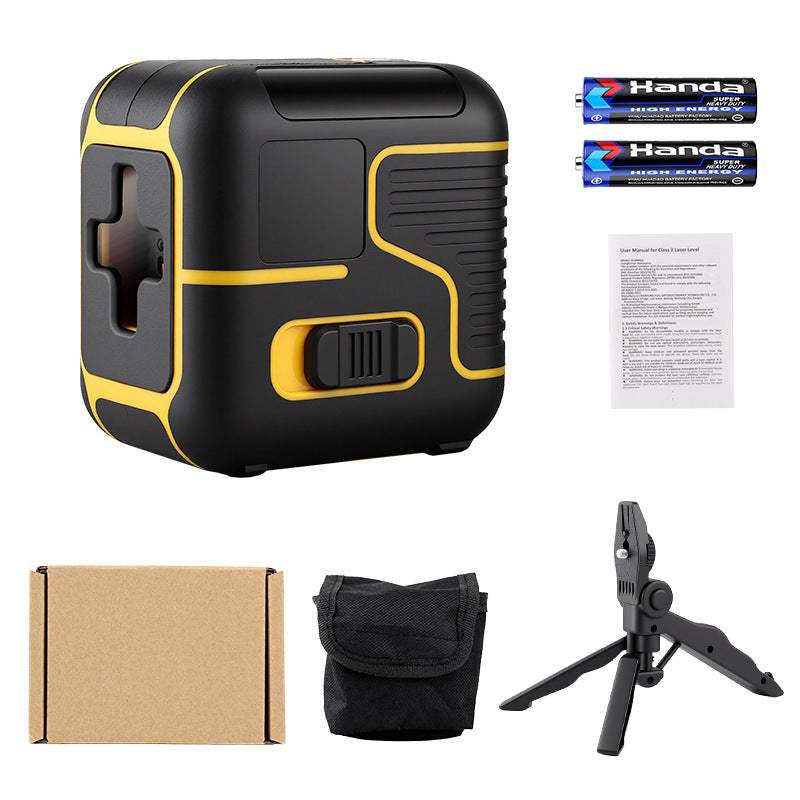 Compact Dual-Line Green Laser Level with Auto Leveling
