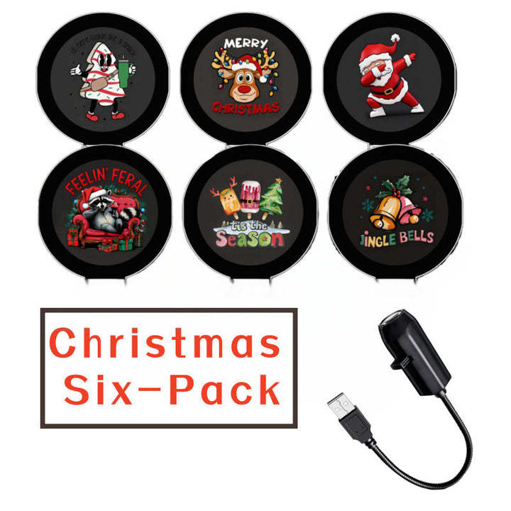 Plug-&-Play HD Christmas Projector