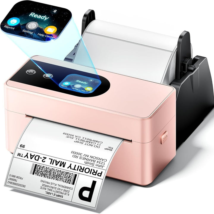 PM64D Bluetooth Shipping Label Printer Upgraded Direct Touchscreen