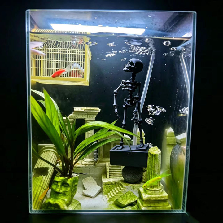 Dancing Skeleton Aquarium Bubbler