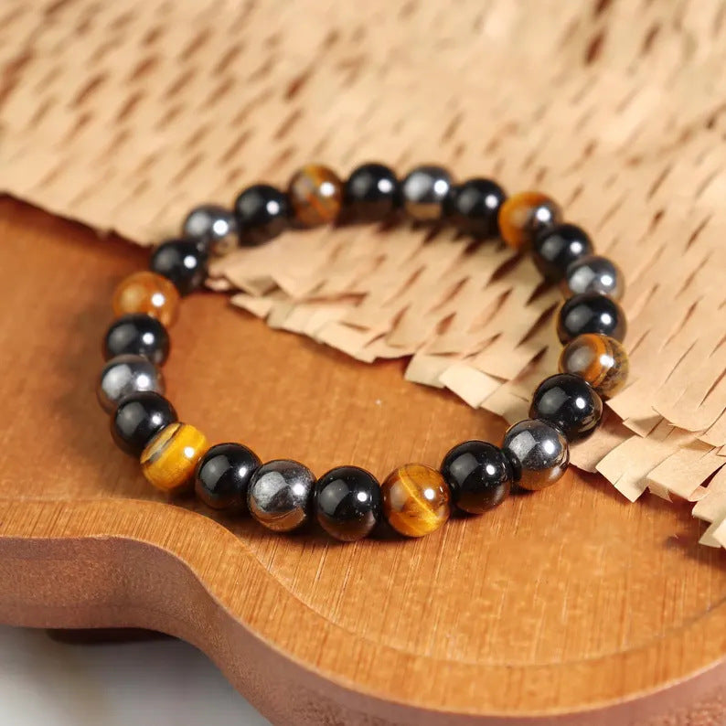 Natural Tiger's Eye Stone Bracelet