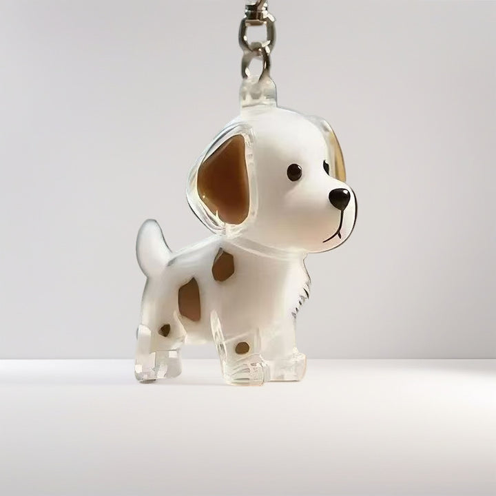 Memorial Fur Pendant in Dog Shape