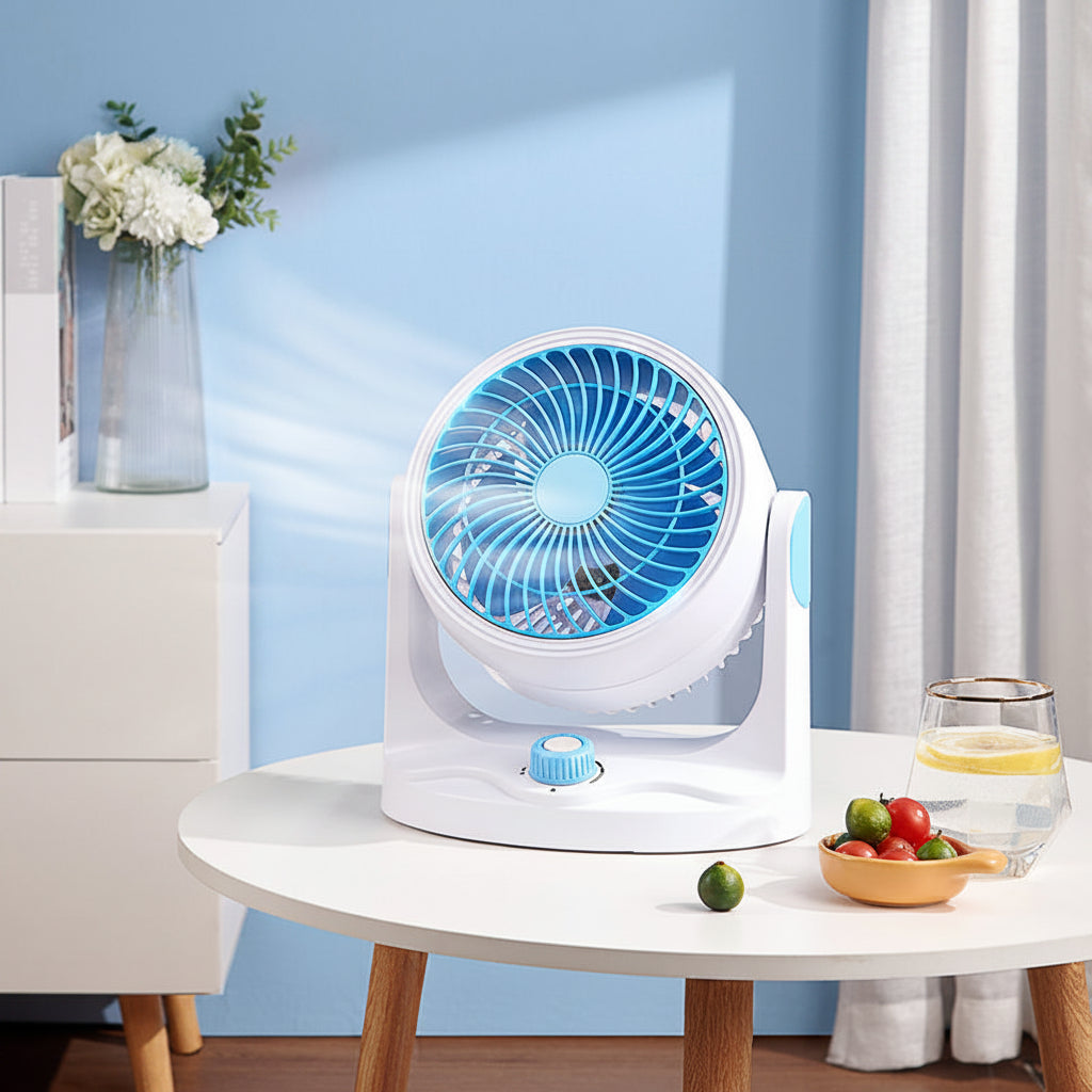 USB Desktop Fan Small Quiet Air Circulation Fan