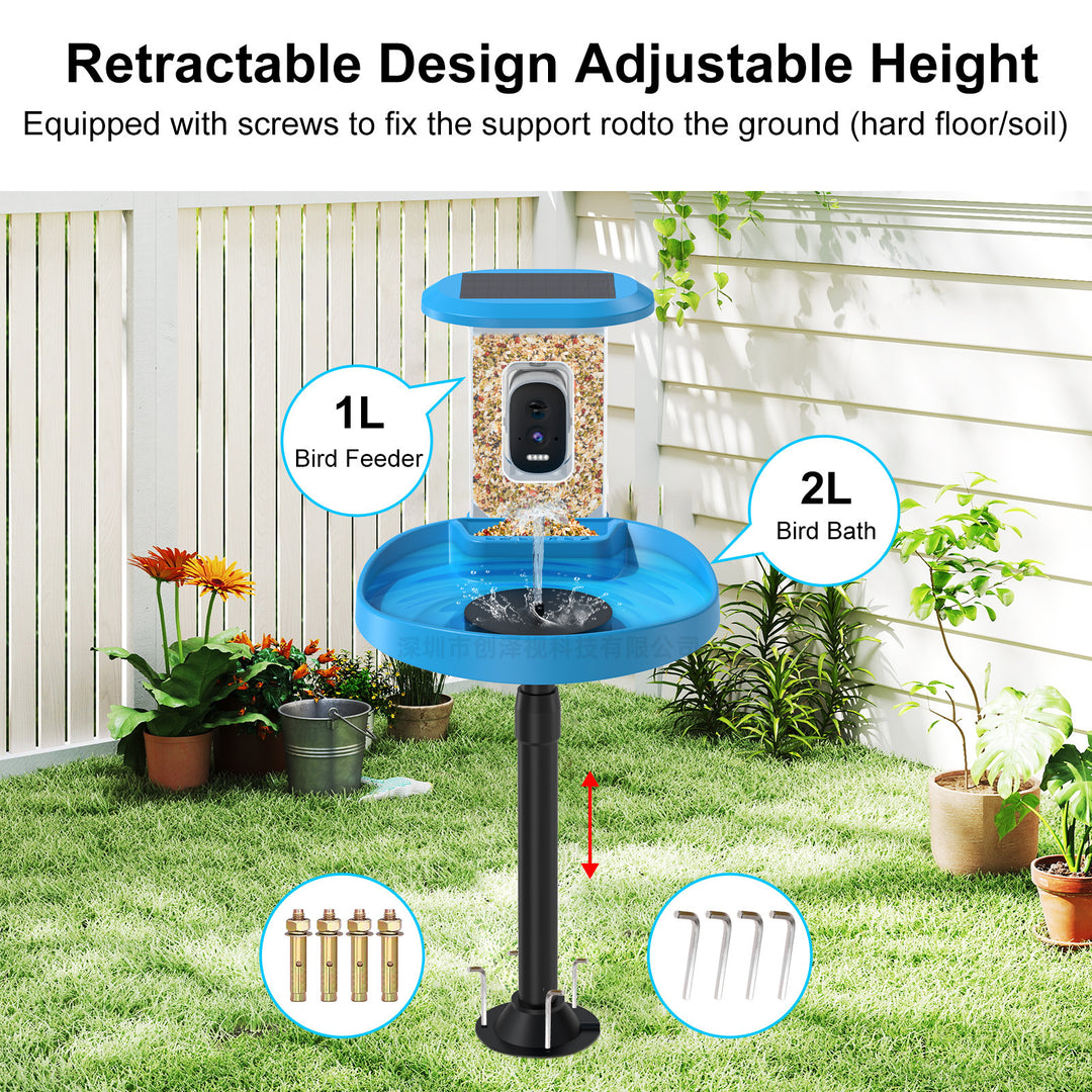Smart Pet Bird Feeder with Camera