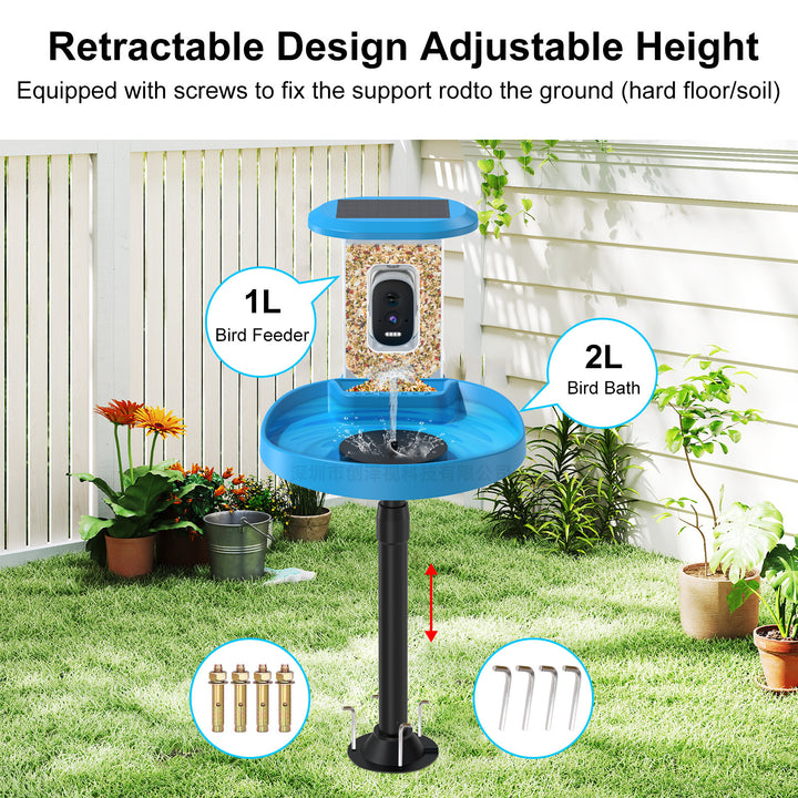 Smart Pet Bird Feeder with Camera