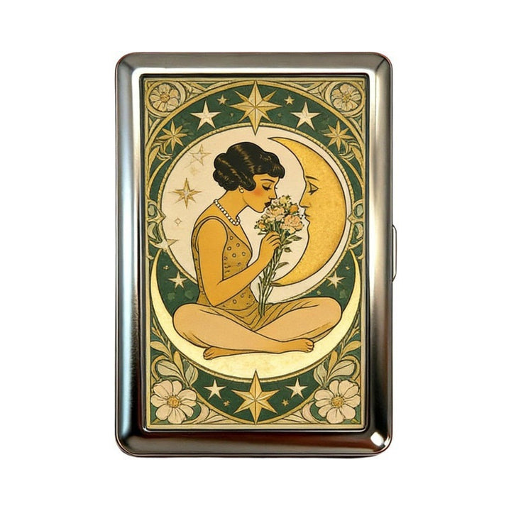 Moonlit Kiss Tin Cardholder Wallet
