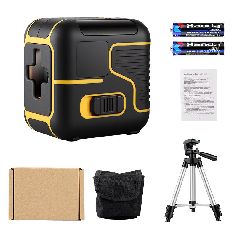 Compact Dual-Line Green Laser Level with Auto Leveling